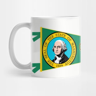 Washignton Flag Pennant Mug